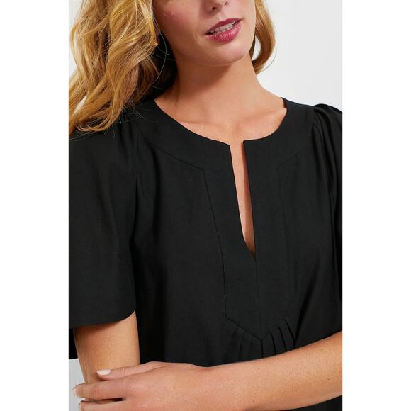 TUCKERNUCK Pomander Place Black Finley Flutter Sleeve Dress NWT Size Medium - Picture 6 of 10
